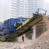 移動式破碎機處理建筑垃圾需企業共同合作,形成完整產業鏈