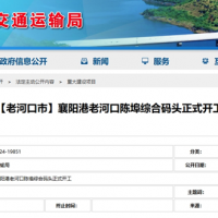 新建4個1000噸級泊位！湖北又一綜合碼頭開工